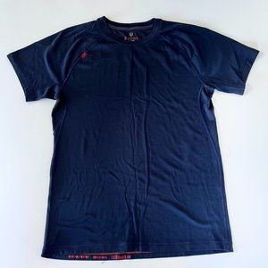 Rhone Element Pocket Crew Tee Shirt - Mens - Medium - Dawn Navy Blue - Good Cond